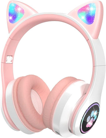 Kids Cat Headphones with Microphone