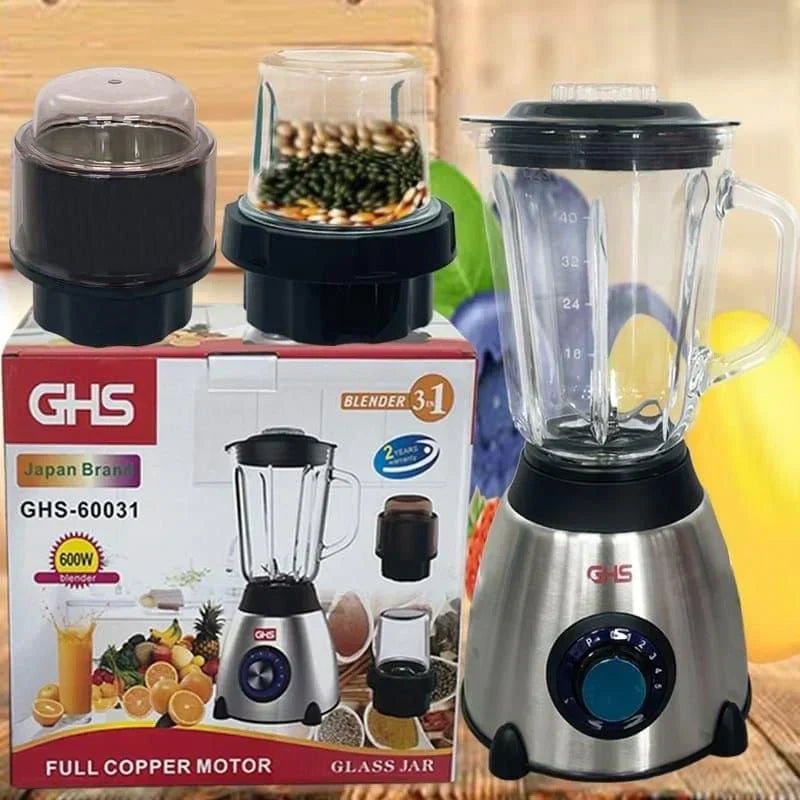 Portable 3-in-1 Juicer, Blender and Chopper in one convenient appliance